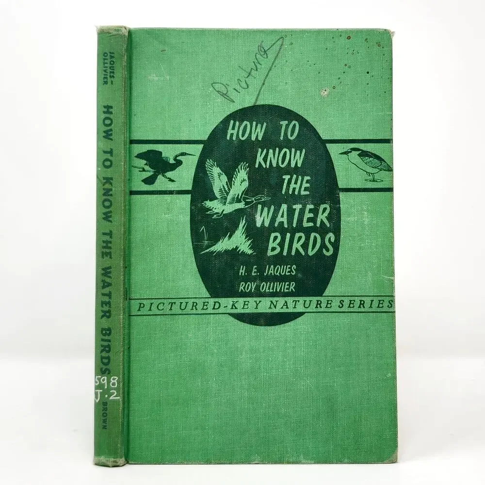 Title: How to Know Water Birds 1960 Vintage HC Pictured-Key Nature Series